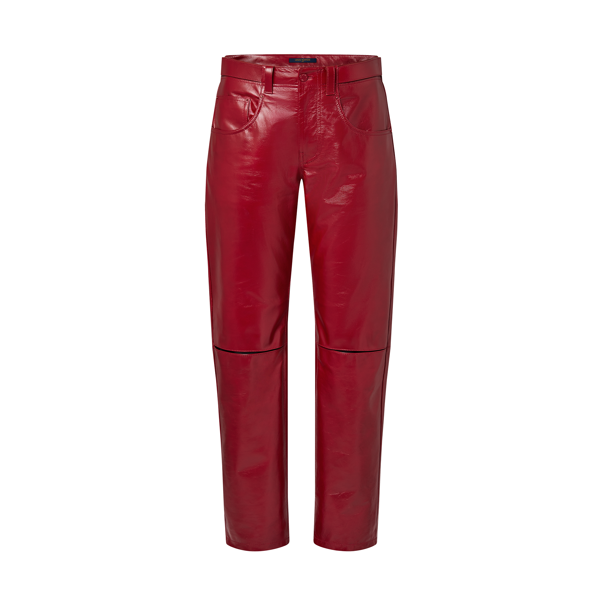 Red leather clearance bottoms